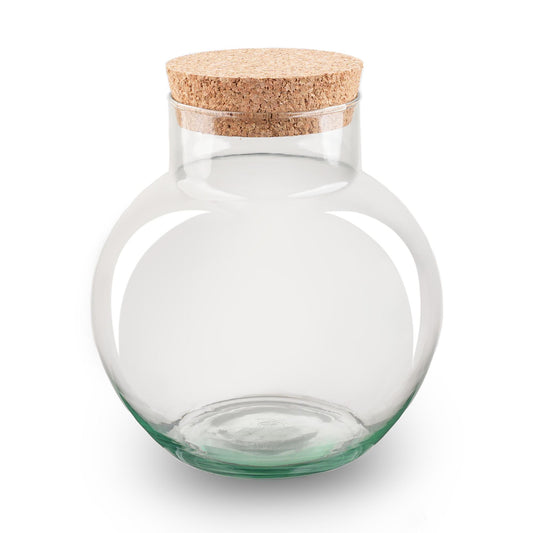 Terrarium fles met kurk - Noah - ↑ 20 cm - Botanic-Vibes
