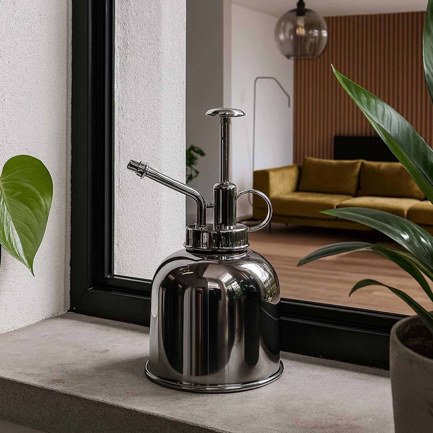 Plantenspuit - Zilver - Roestvast staal (RVS) - 300 ml - Botanic-Vibes