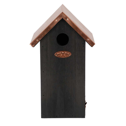 Great Tit Birdhouse - Nesting Box - Black Copper