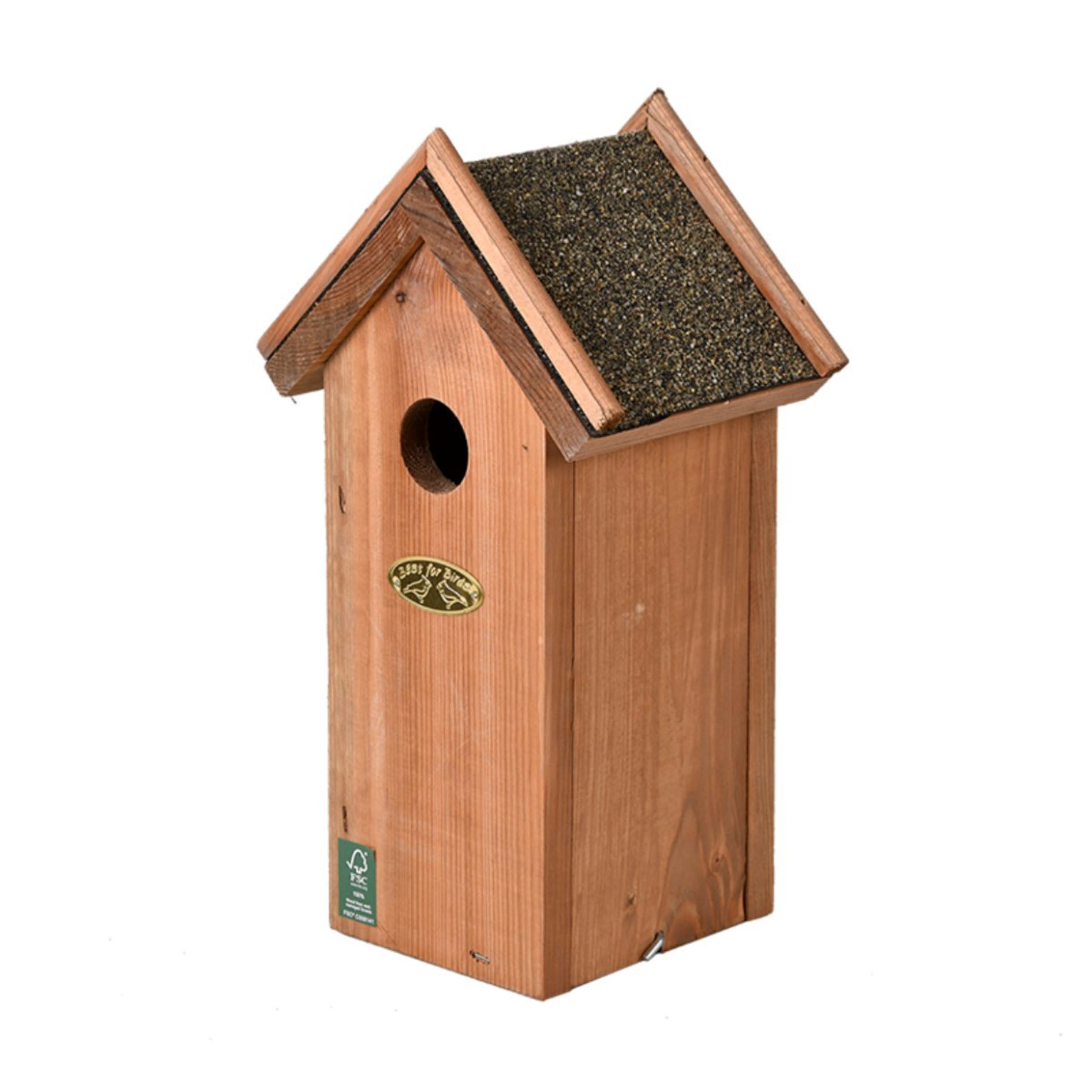 Blue Tit Birdhouse - Nesting Box - Bitumen Roof