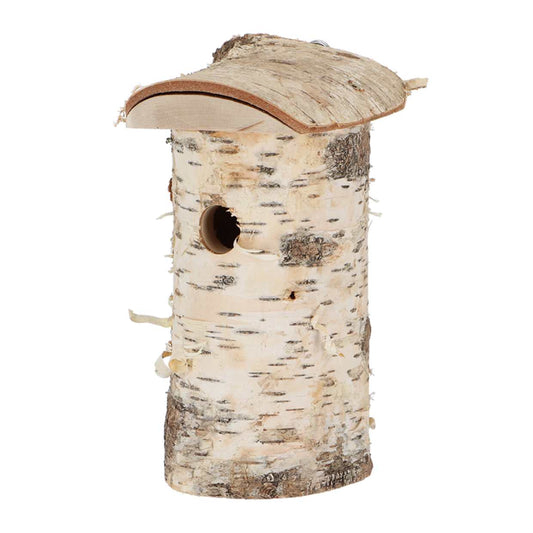 Blue Tit Birdhouse - Nesting Box - Birchwood