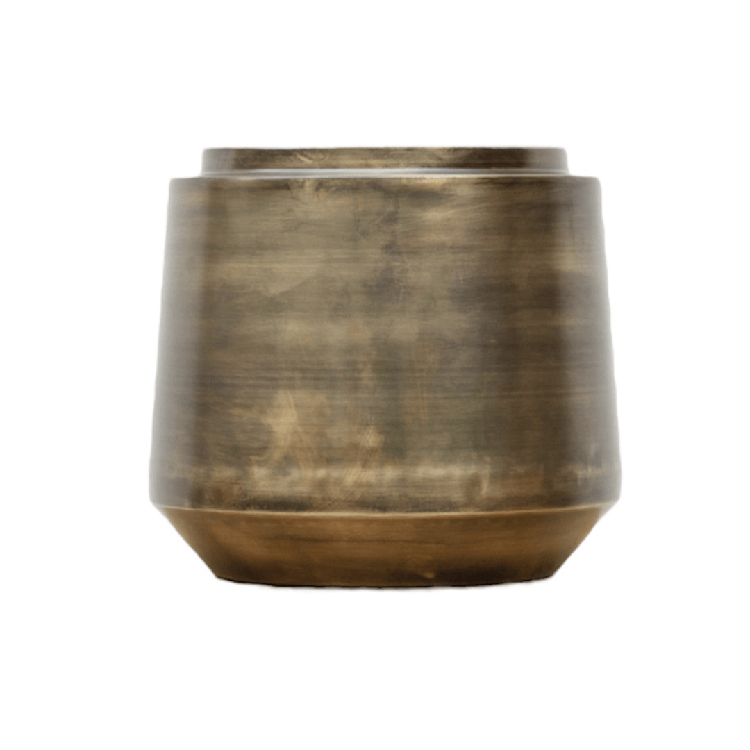 Topf Indigo Vintage Gold – D46 × H41 - Botanic-Vibes