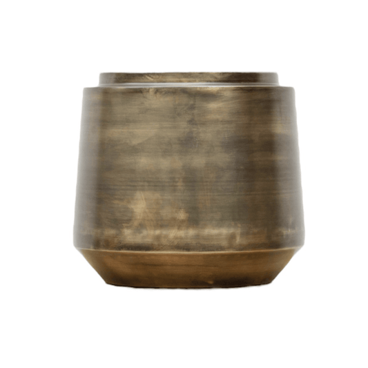 Topf Indigo Vintage Gold – D46 × H41 - Botanic-Vibes