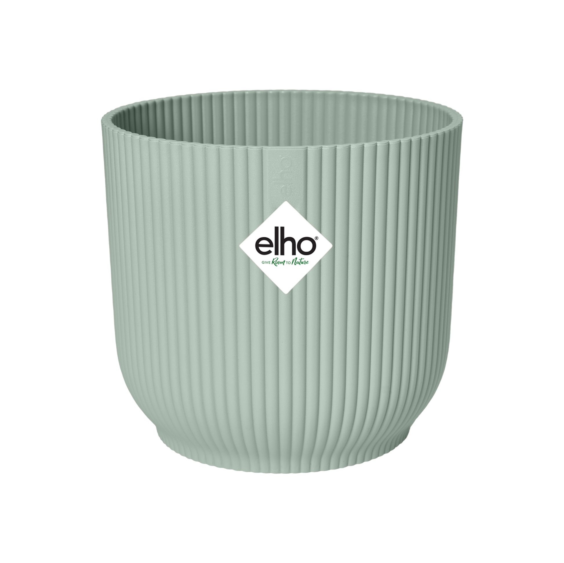 Topf elho Vibes Fold Round Grün – D14 × H13 - Botanic-Vibes