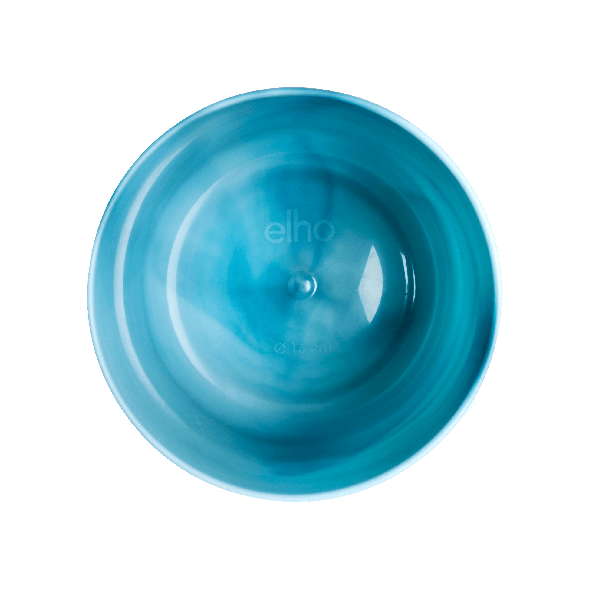 Topf elho Ocean Round Atlantikblau – D22 × H20 - Botanic-Vibes