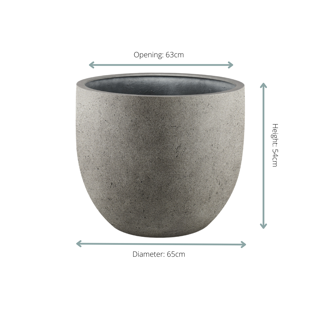 Topf Grigio New Egg Natural Concrete – D65 × H54