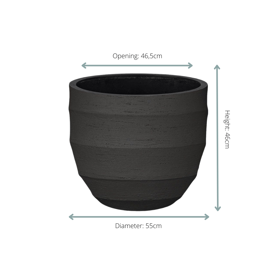 Pot Bordo New Egg Earth - D55 x H46 - Botanic-Vibes