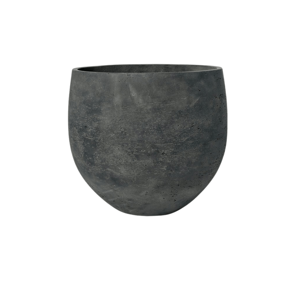 Pot Orb Black Washed - D32 x H28 - Botanic-Vibes