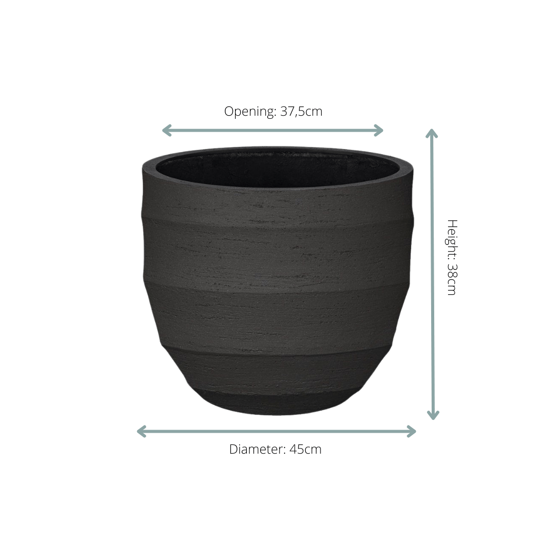 Pot Bordo New Egg Earth- D45 x H38 - Botanic-Vibes