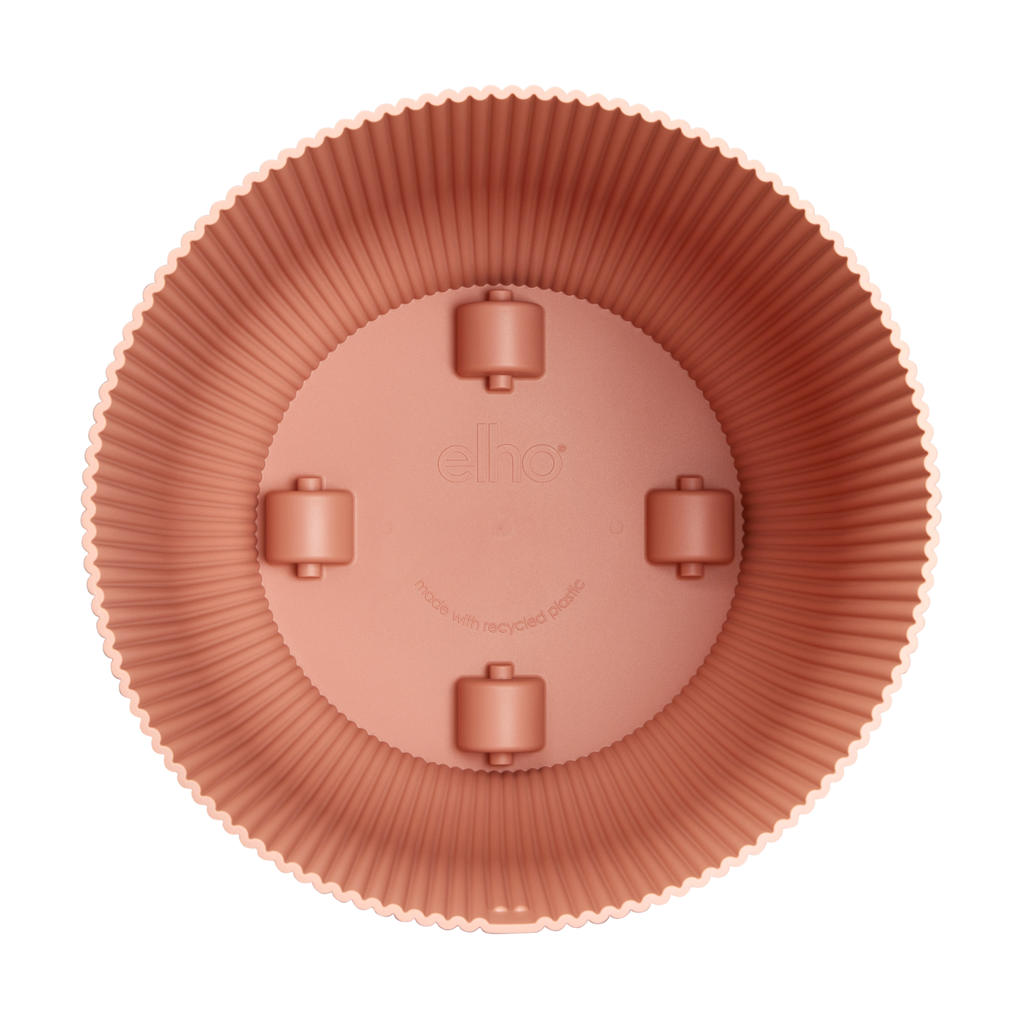 Topf elho Vibes Fold Round Rosa – mit Rollen – D35 × H33