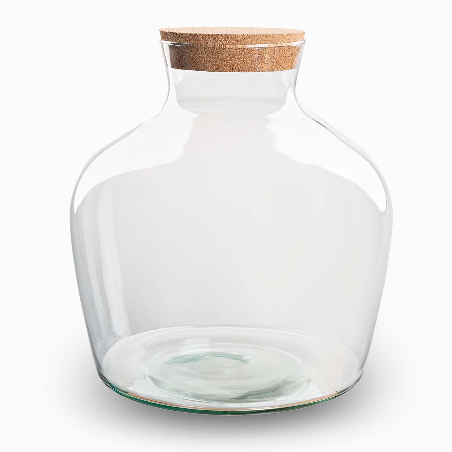 Terrariumflasche mit korken – „fat joe“ – geschlossenes terrarium – 30 cm - Botanic-Vibes