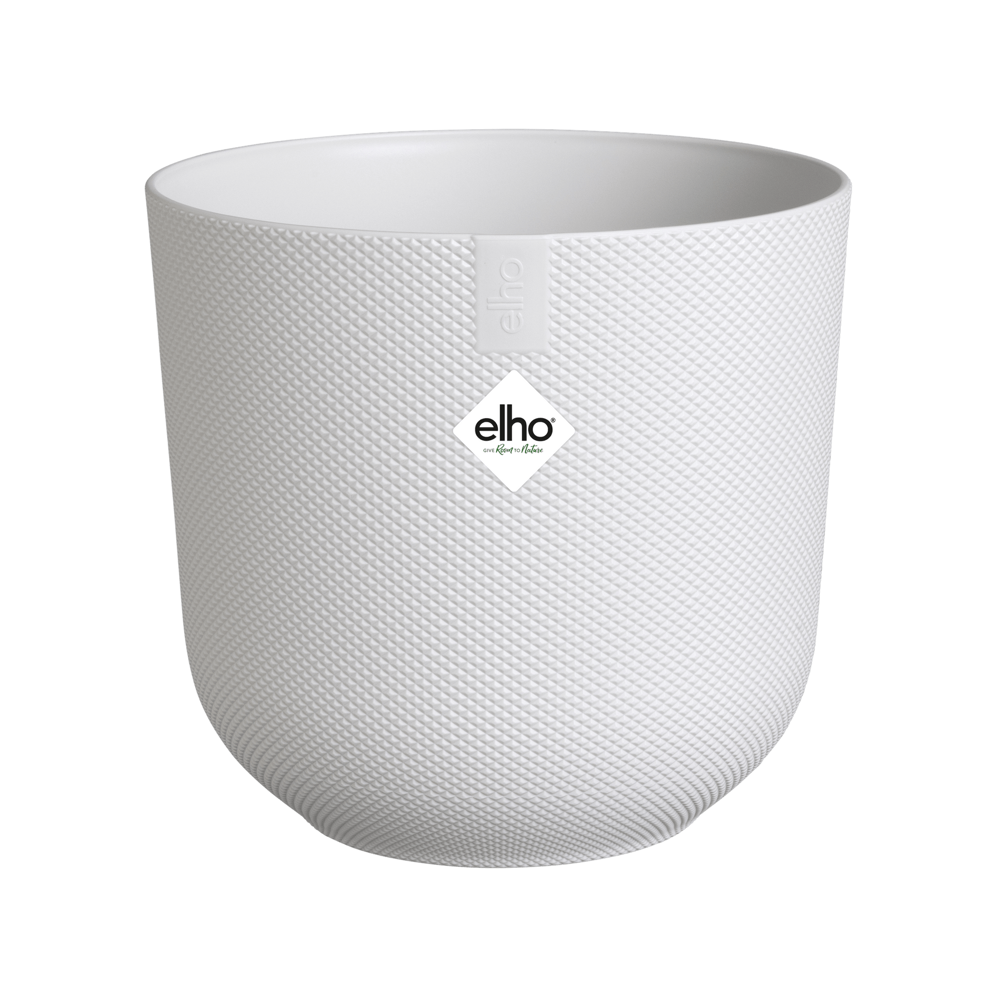 Topf elho Jazz Round Weiß – D26 × H24 - Botanic-Vibes