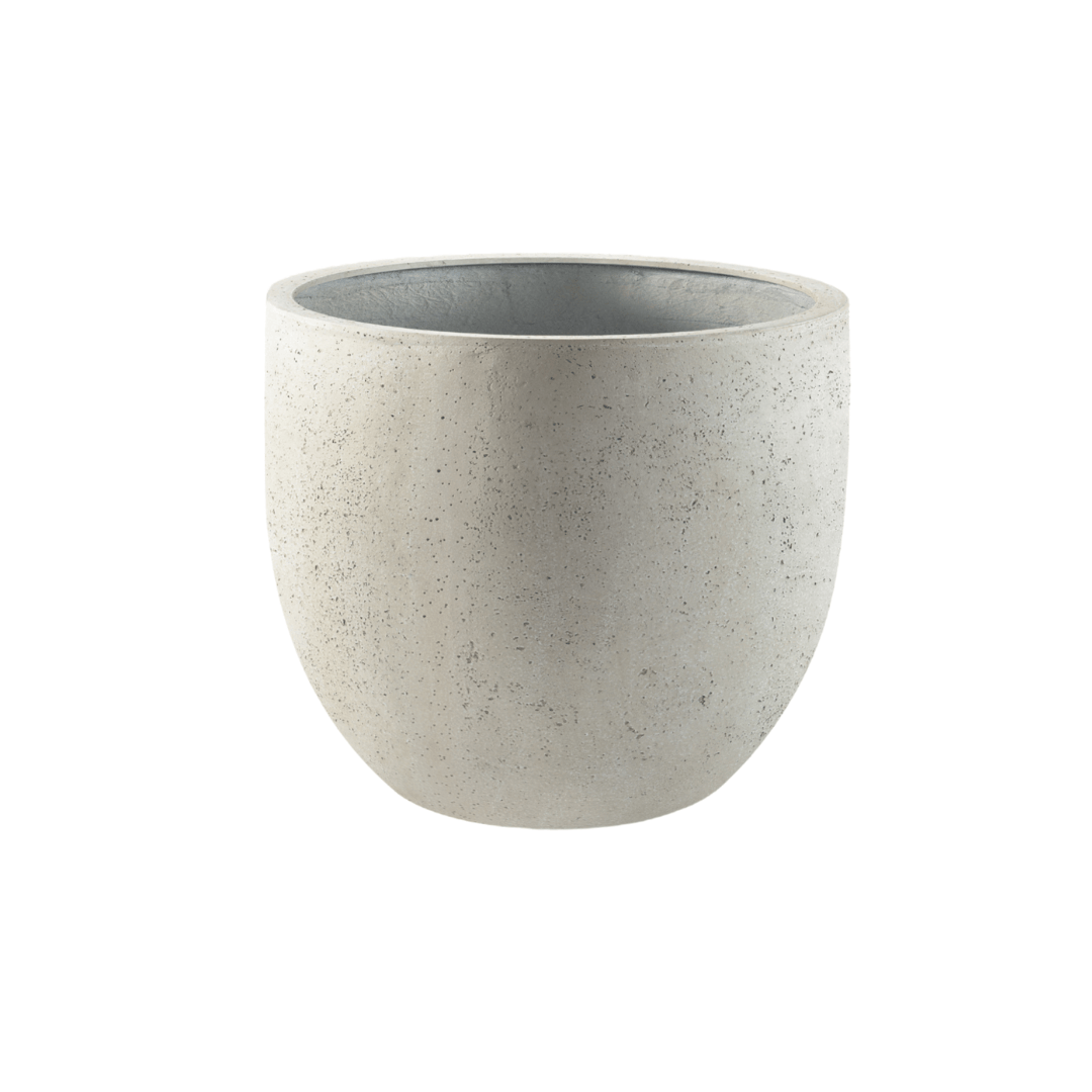 Topf Grigio New Egg Antique White – D45 × H38 - Botanic-Vibes