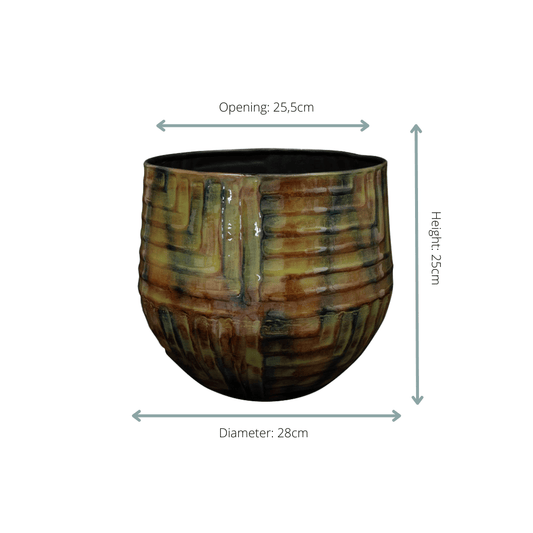 Pot Mette Marrakech - D28 x H25 - Botanic-Vibes