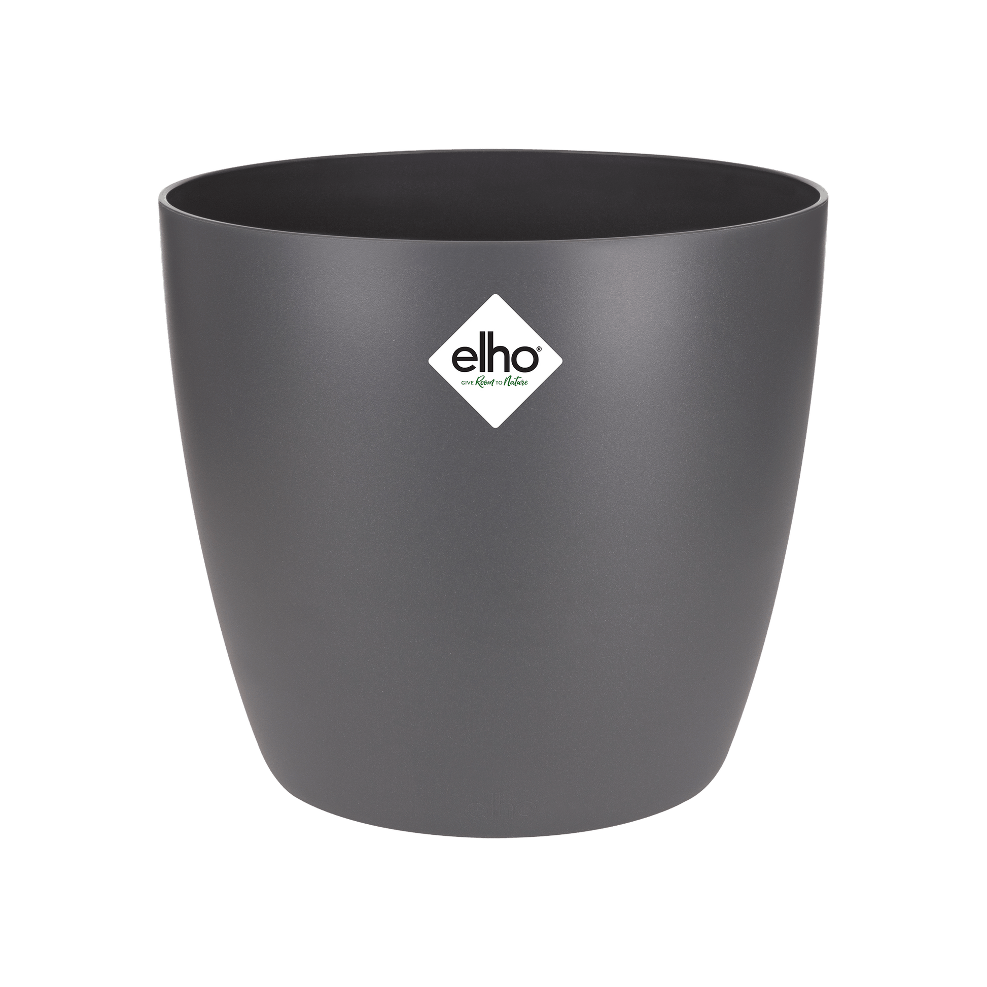 Topf elho Brussels Round Anthrazit – D30 × H27 - Botanic-Vibes