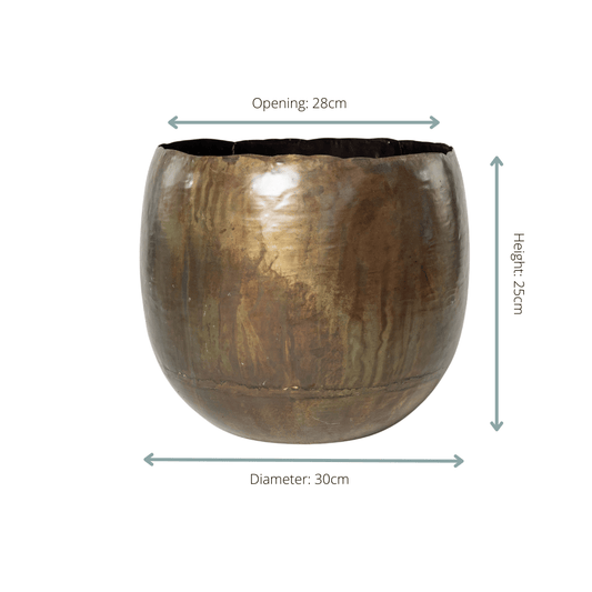 Pot Ellen vintage green - D30 x H25 - Botanic-Vibes