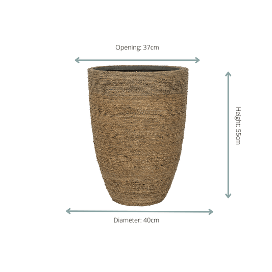 Pot Ben Straw Grass - D40 x H55 - Botanic-Vibes