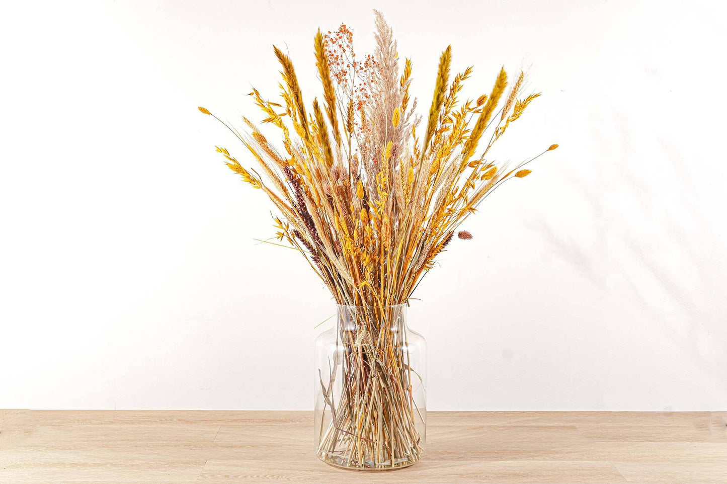 Trockenblumenstrauß – Yellow XL – Trockenstrauß – 70 cm - Botanic-Vibes