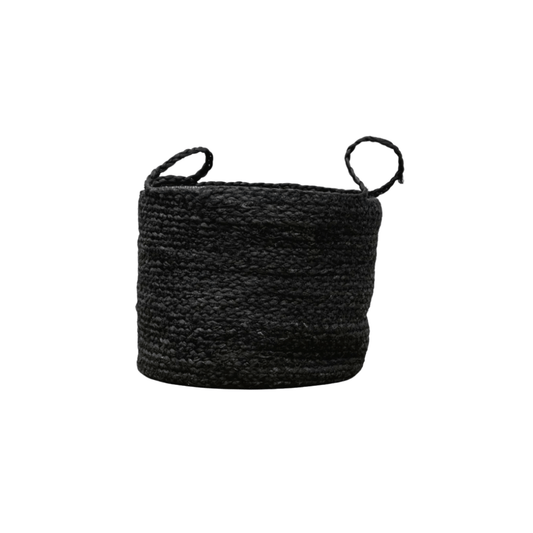 Mand Stefan zwart - D25 x H22 - Botanic-Vibes