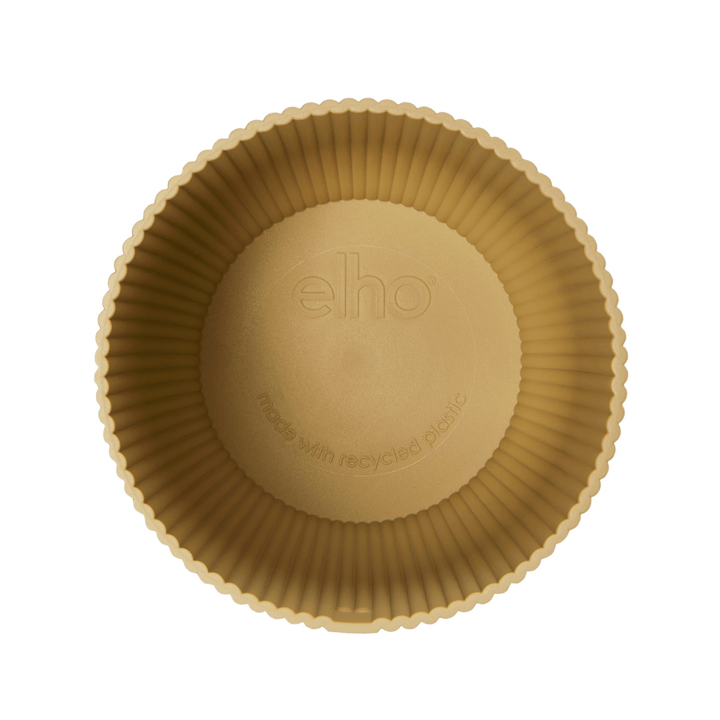 Topf elho Vibes Fold Round Gelb – D14 × H13 - Botanic-Vibes