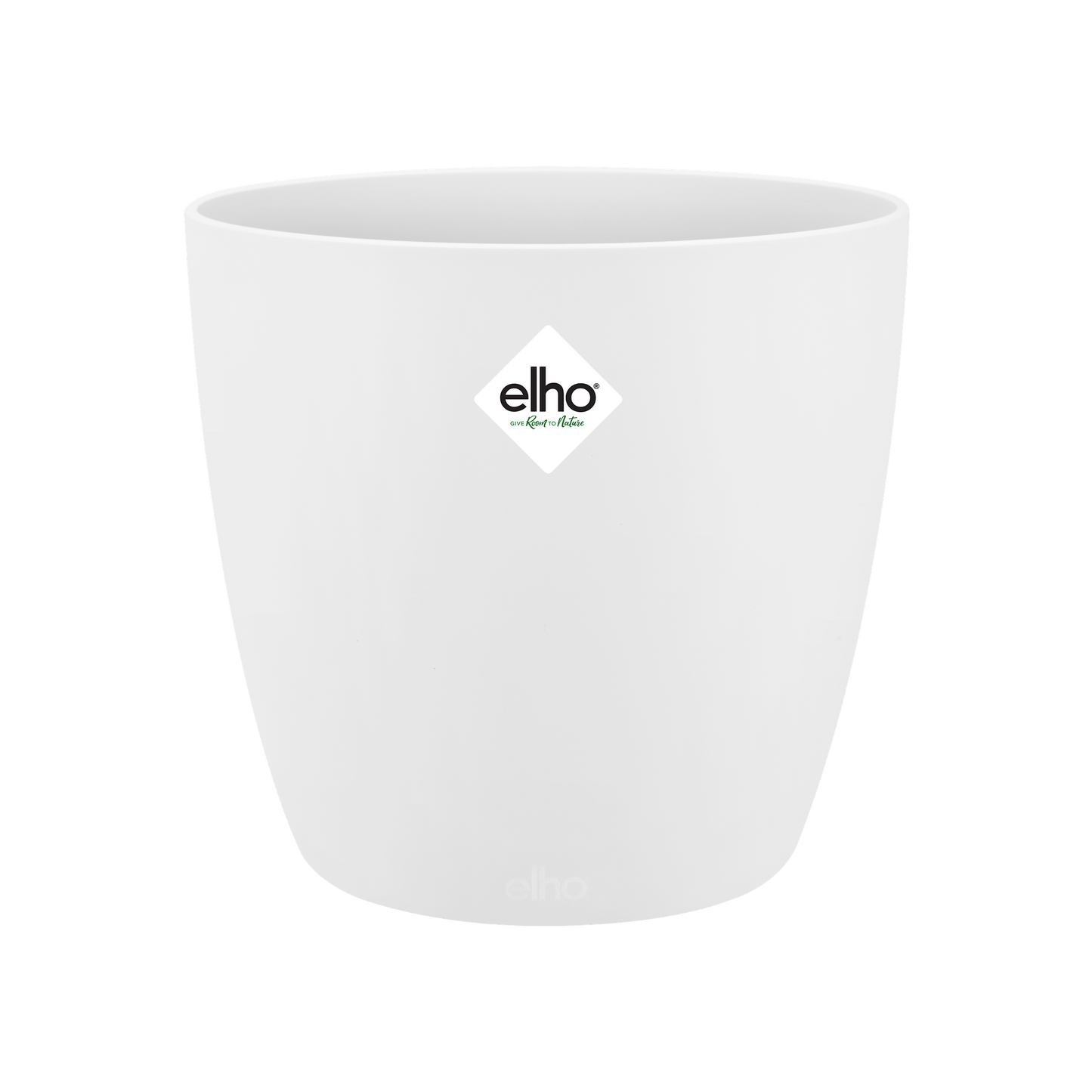Topf elho Brussels Round Weiß – D30 × H27 - Botanic-Vibes