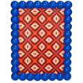 Beaded Photo Frame Polyresin – Blue