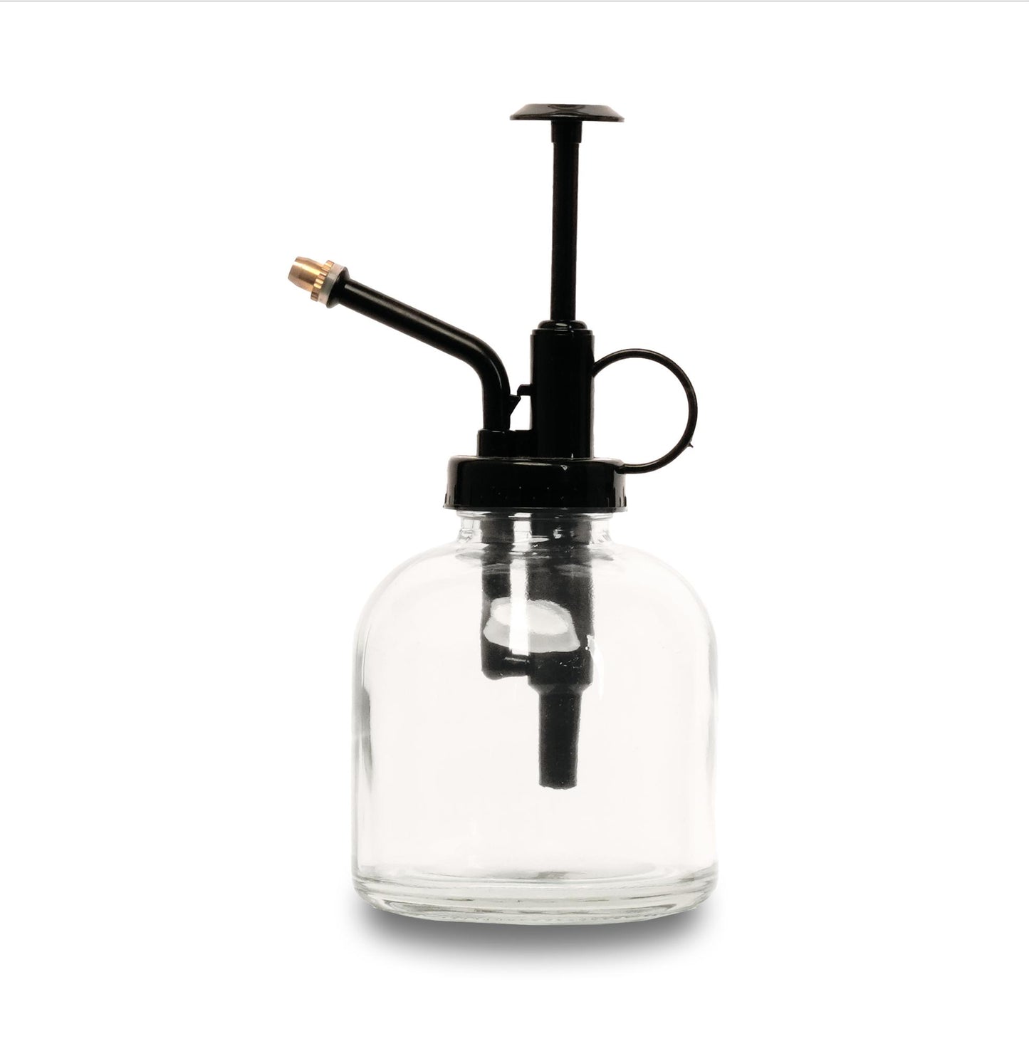 Plantenspuit - Glas helder met zwart - 300 ml - Botanic-Vibes