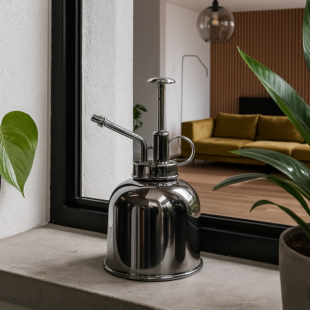 Plantenspuit - Zilver - Roestvast staal (RVS) - 300 ml - Botanic-Vibes