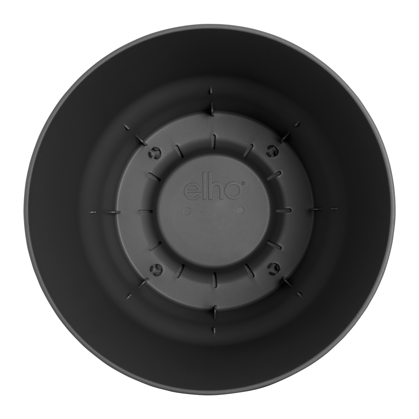 Topf elho Greenville Round Schwarz – D18 × H17