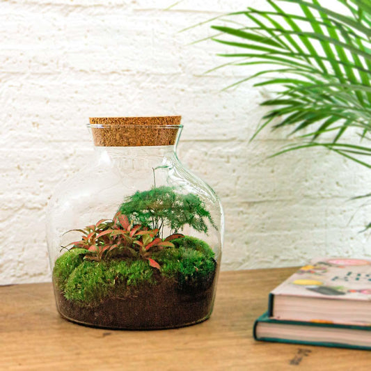 Flaschengarten – Little Joe – 21,5 cm – Rechen + Schaufel + Pinzette + Schere