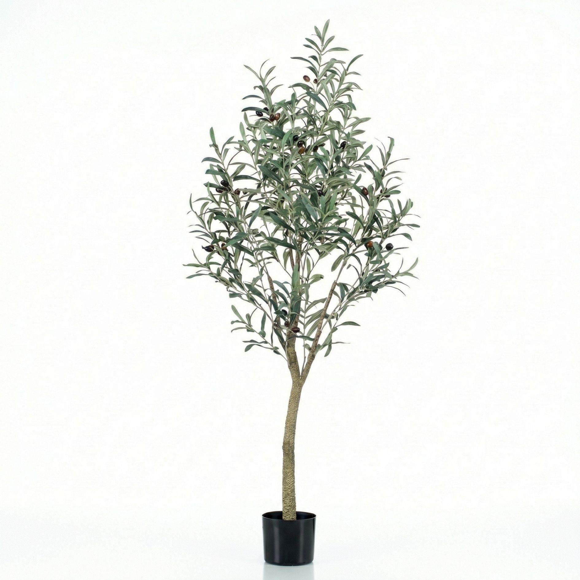 Kunstpflanze Künstlicher Olivenbaum im Topf, 140 cm