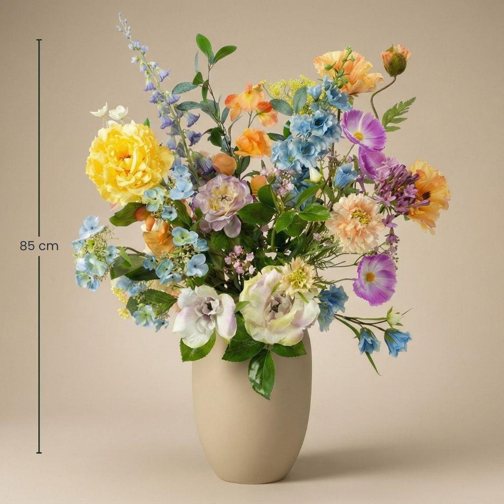 Kunstblumenstrauß, Soft Spring Deluxe, Real Touch, 18 Stiele, ↑ 85 cm