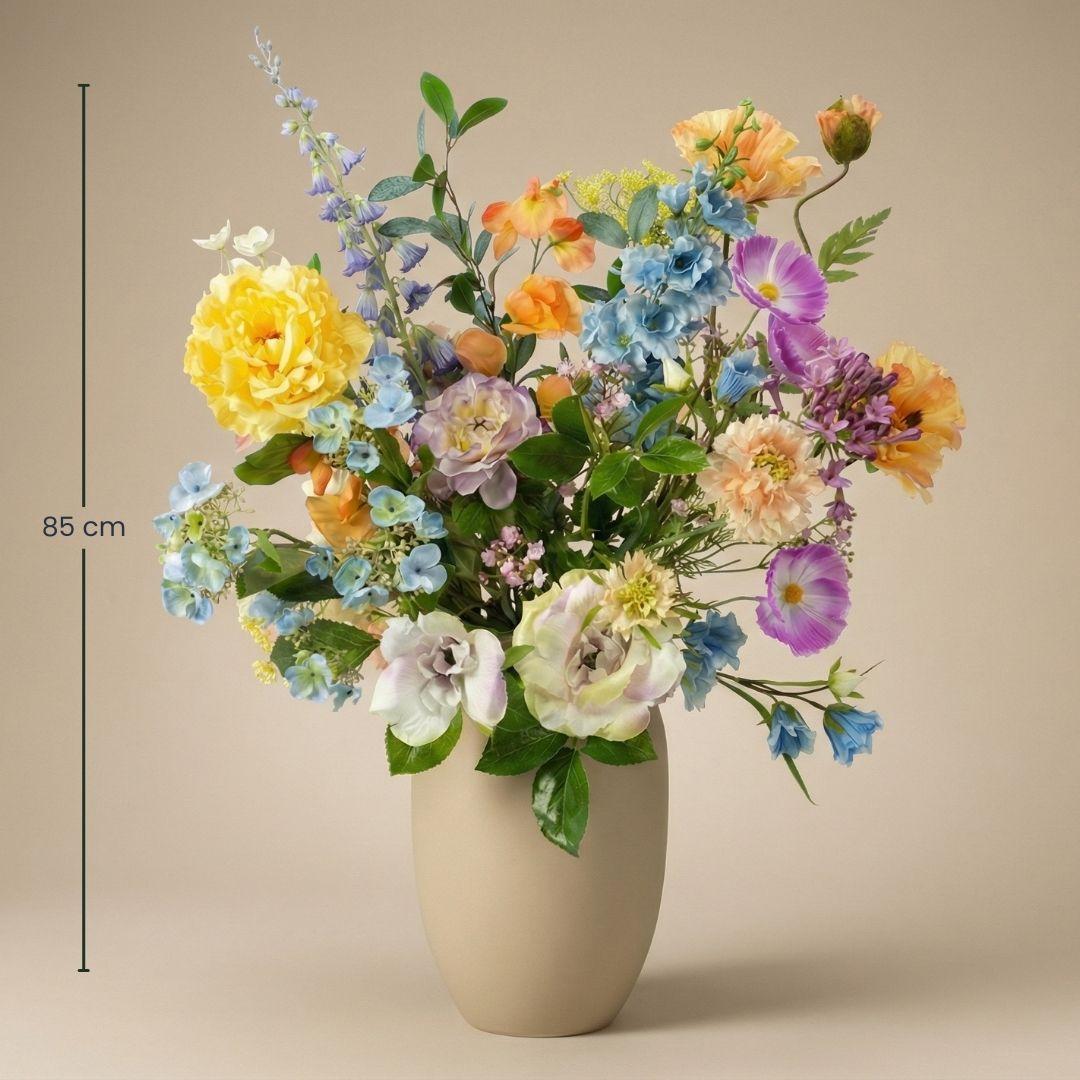 Kunstblumenstrauß, Soft Spring Deluxe, Real Touch, 18 Stiele, ↑ 85 cm