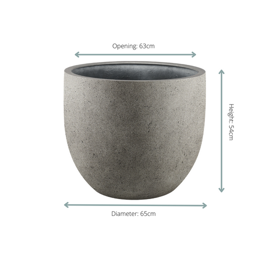 Topf Grigio New Egg Natural Concrete – D65 × H54