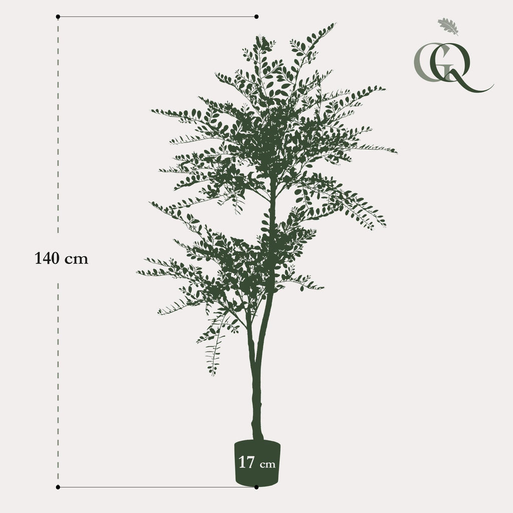 Kunstpflanze, Sophora Baum, Honigbaum, 140 cm
