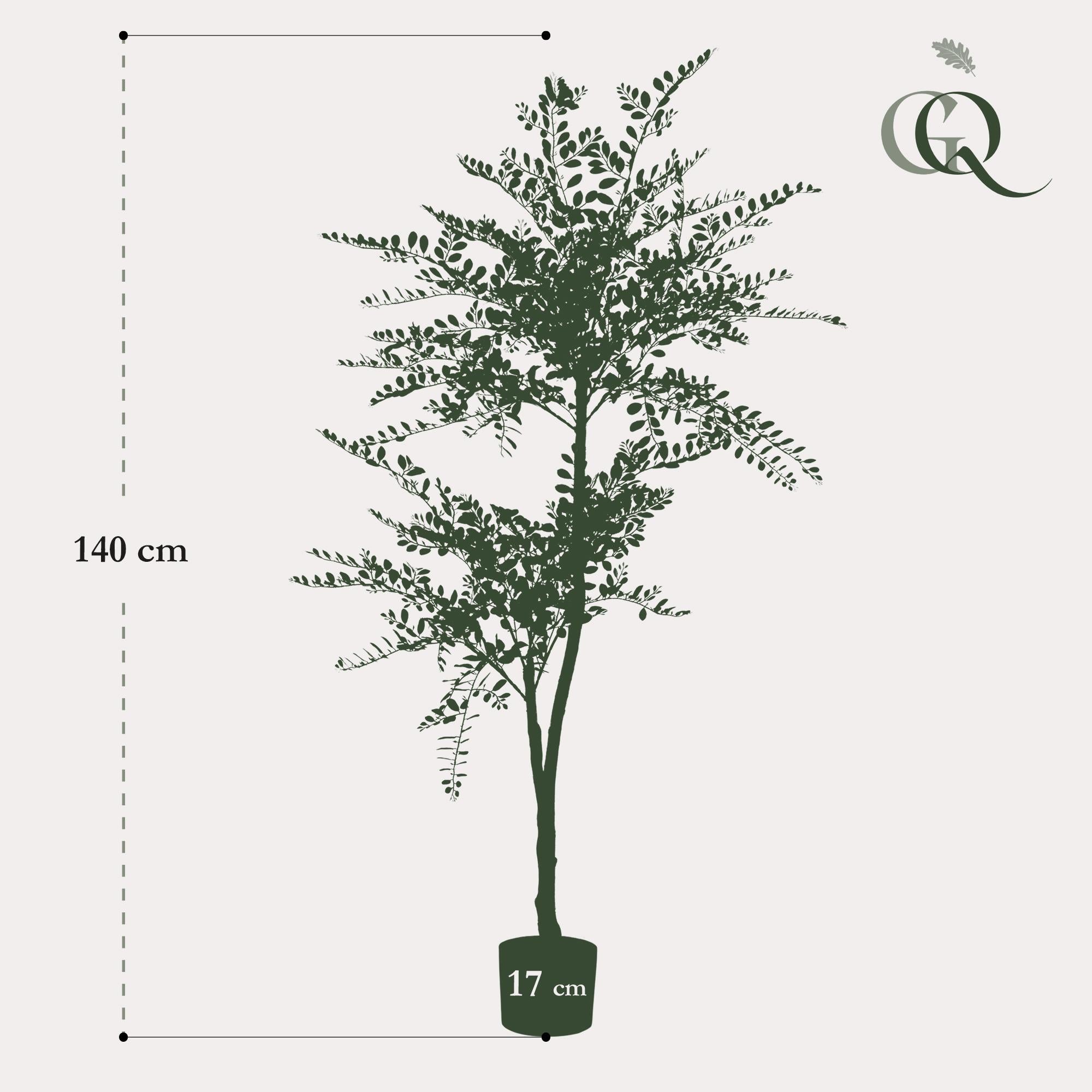 Kunstpflanze, Sophora Baum, Honigbaum, 140 cm