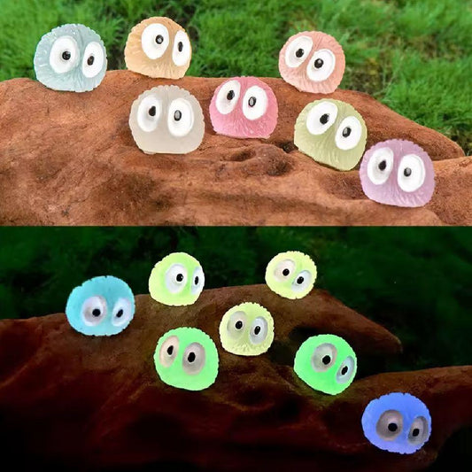 Leuchtend im Dunkeln – Minis – bunt – Höhe 1 cm – 14 Stück