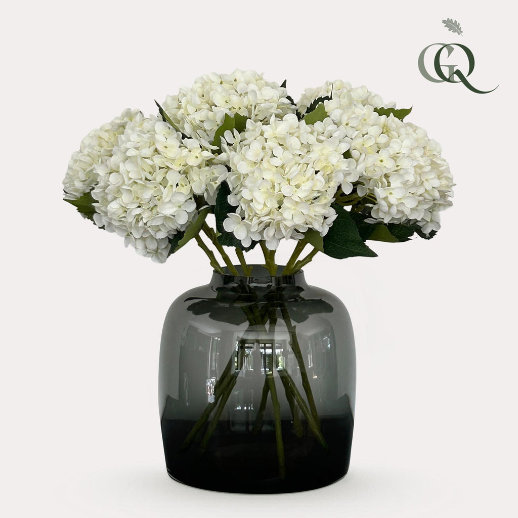 Kunstblumen Solo, Weiß, Hortensienblüte, x 8-52 cm