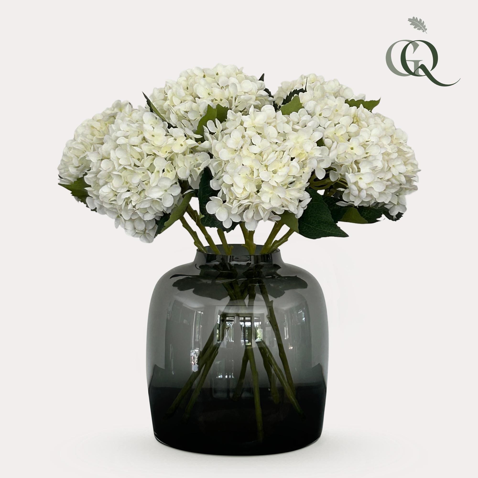 Kunstblumen Solo, Weiß, Hortensienblüte, x 8-52 cm