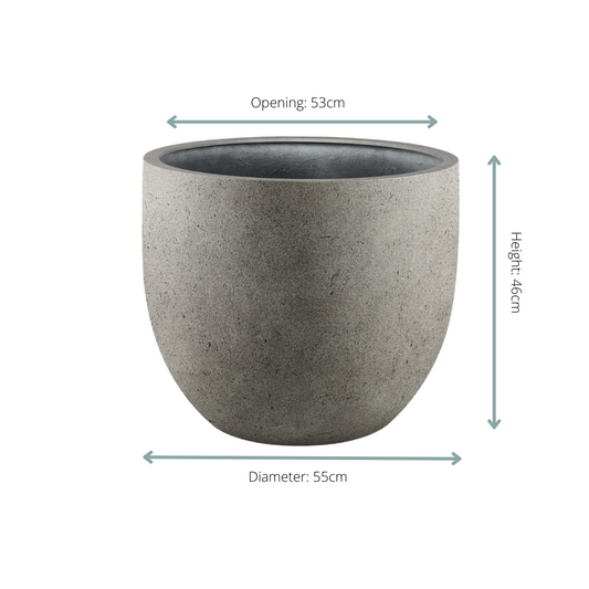 Topf Grigio New Egg Natural Concrete – D55 × H46