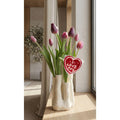 Tulip Touch, Tulpen-Set, Kunsttulpen mit mehrtuitiger Vase