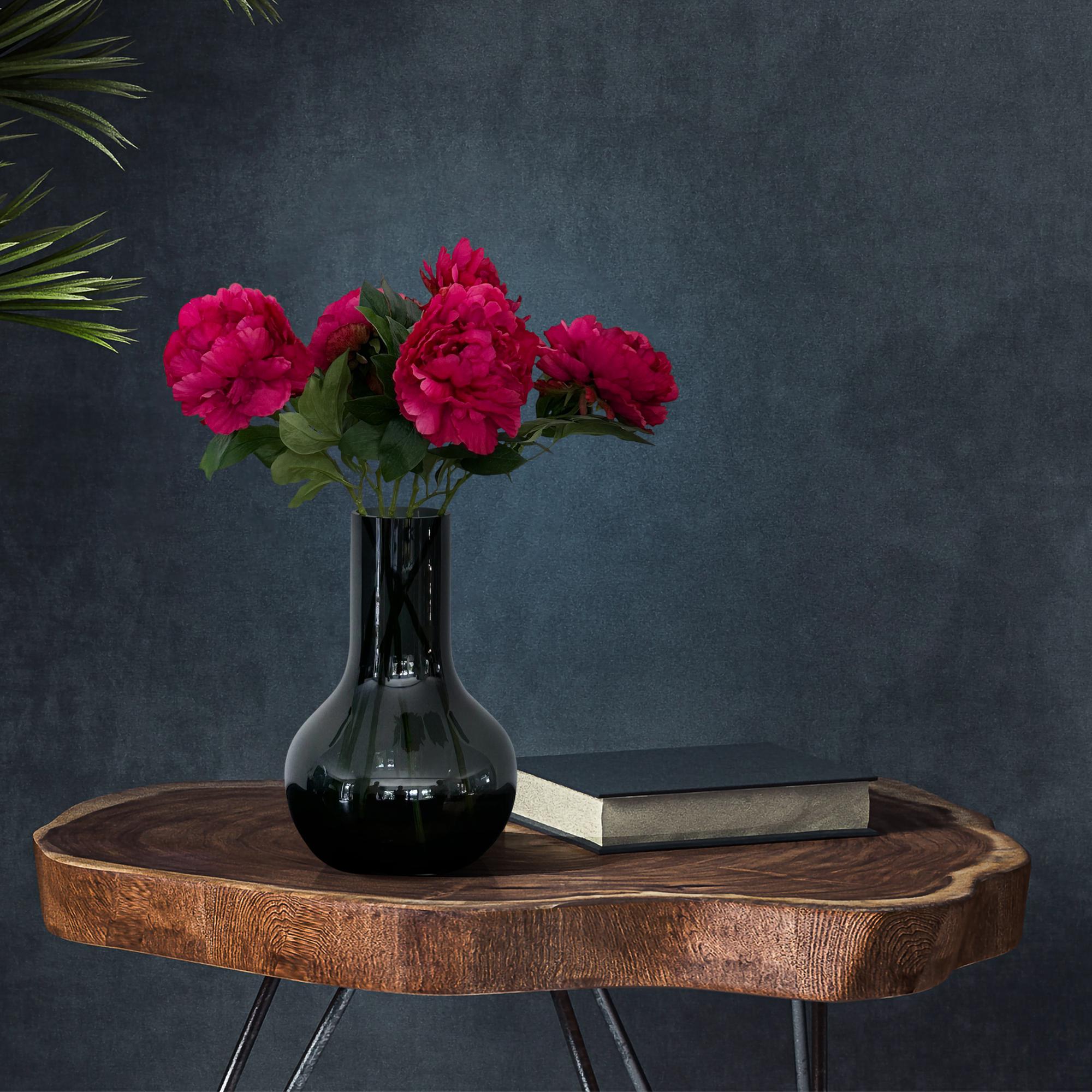 Kunstblumen-Solo, Dark Rosa, Peonies, x 5, 65 cm