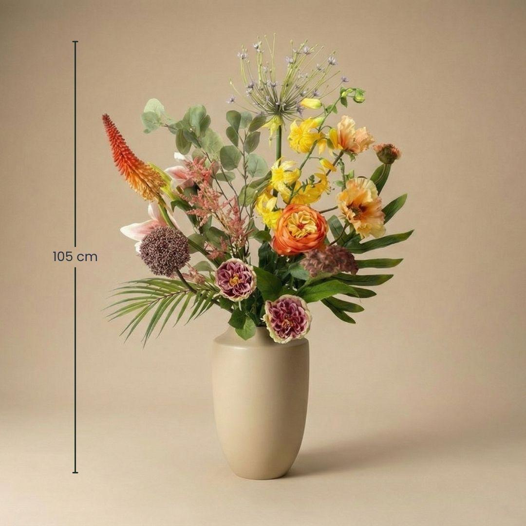 Kunstblumenstrauß, Tropical Chic Deluxe, Real Touch, 13 Stiele, ↑ 105 cm