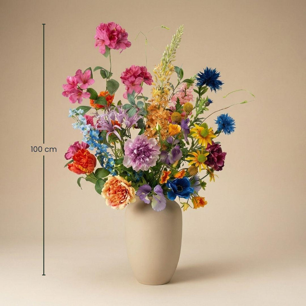 Kunstblumenstrauß, Summer Garden Deluxe, Real Touch, 19 Stiele, ↑ 100 cm