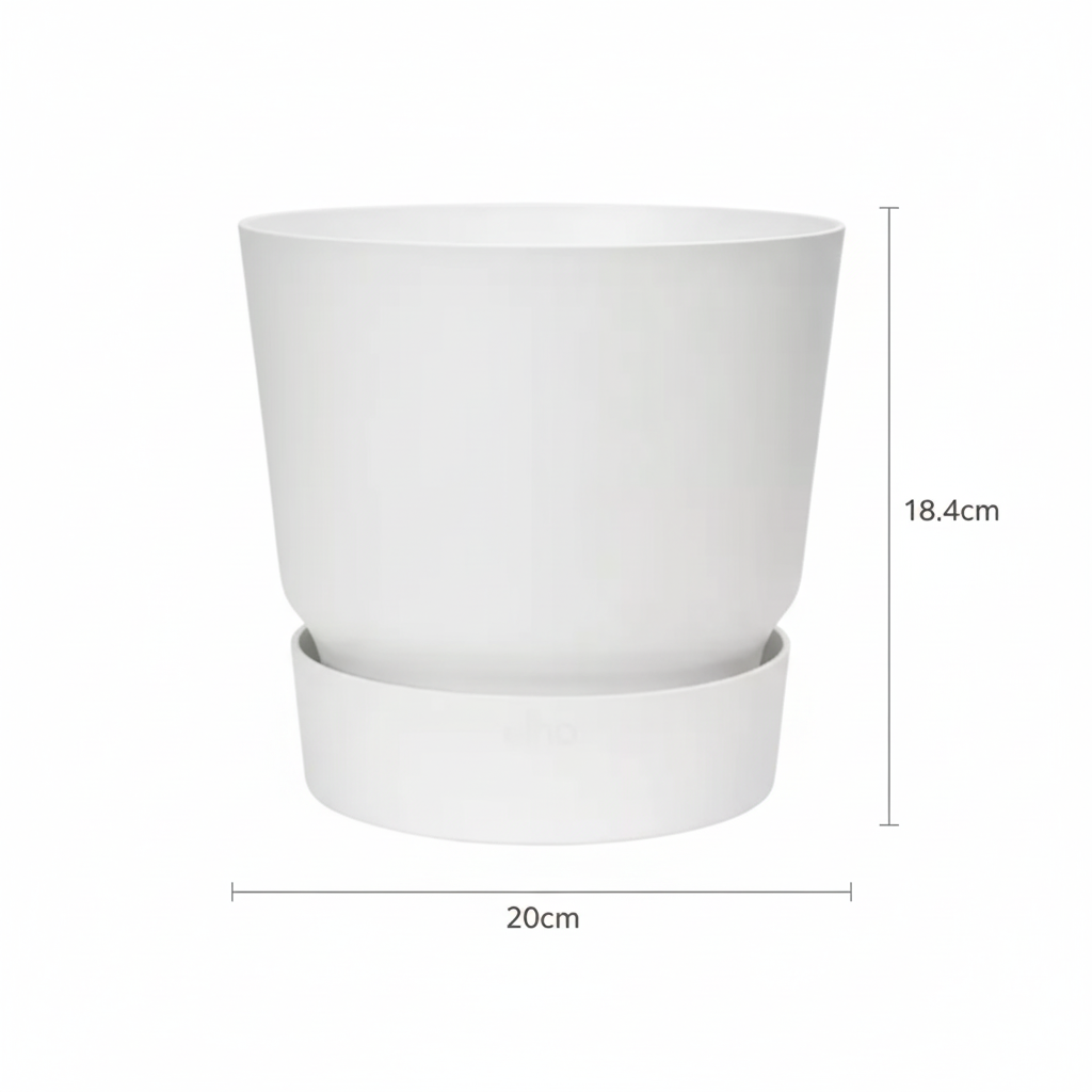 Elho greenville round white