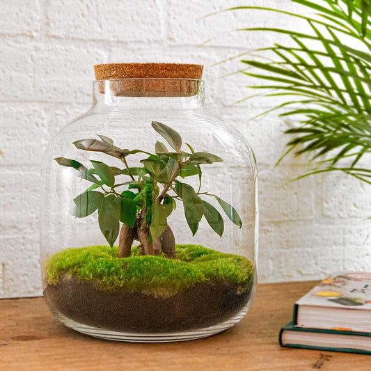 Flaschengarten – Billie – 29 cm – Rechen + Schaufel