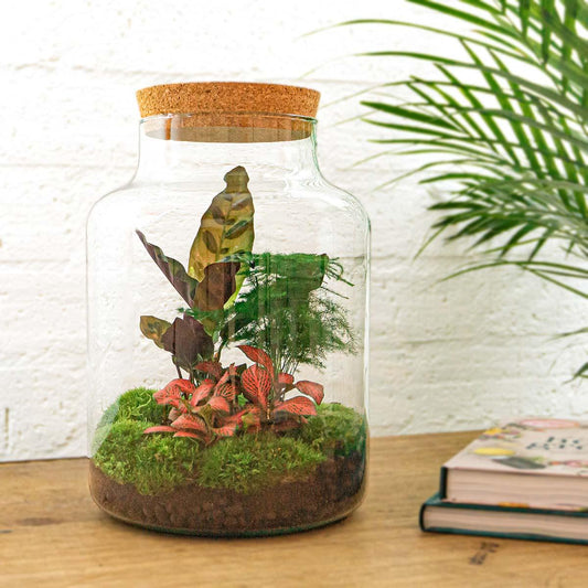 Flaschengarten – Milky – 30 cm – Rechen + Schaufel + Pinzette