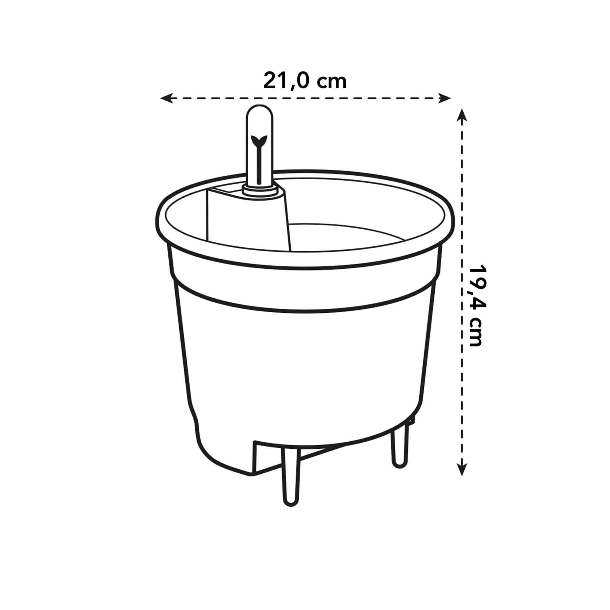 Wasserspeicher-Einsatz – 21 cm - Botanic-Vibes