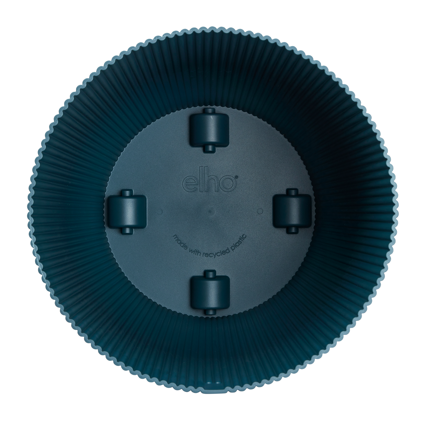 Topf elho Vibes Fold Round Blau – mit Rollen – D35 × H33