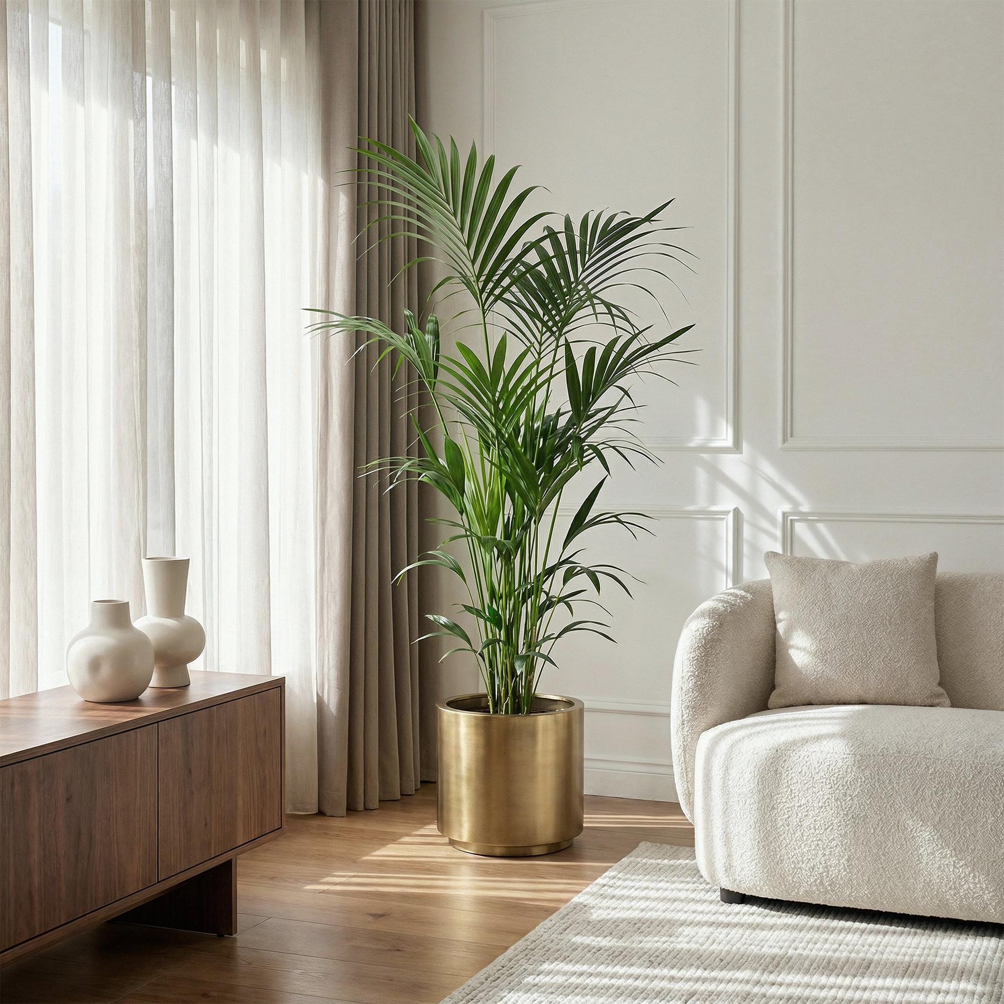 Howea Forsteriana, Kentia-Palme, Pflegeleicht, Grün, 1 Pflanze, Topf 27 cm, 160-170 cm